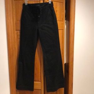 New w Tags J. Crew black high rise trouser jeans
